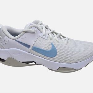 Nike Zoom Bella 6 DR5720-106 White Light Armoury Blue Womens Gym Shoes Size 7.5